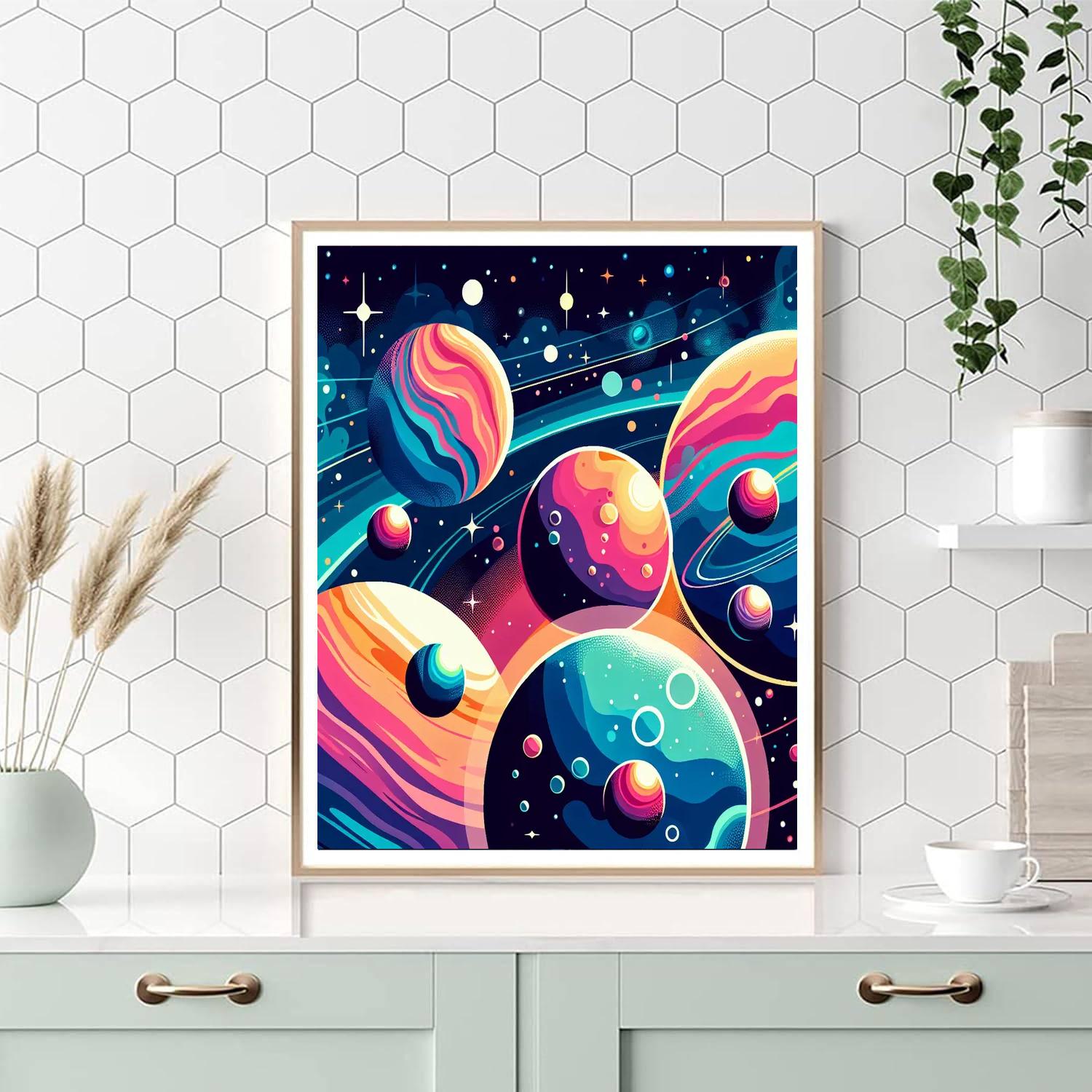Majestic Moons Numbered Painting Kits