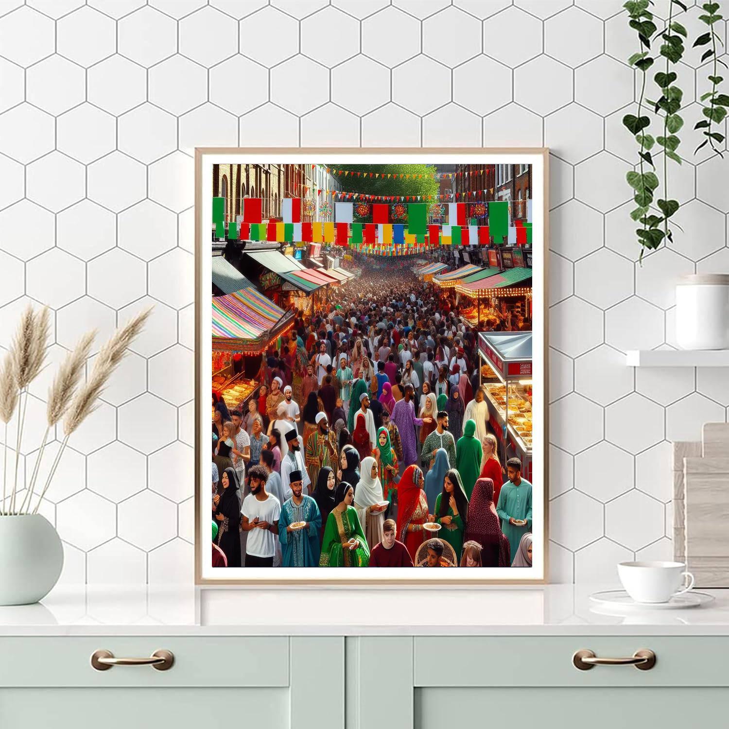 Eid Festival - Jakarta Painting Number Kit