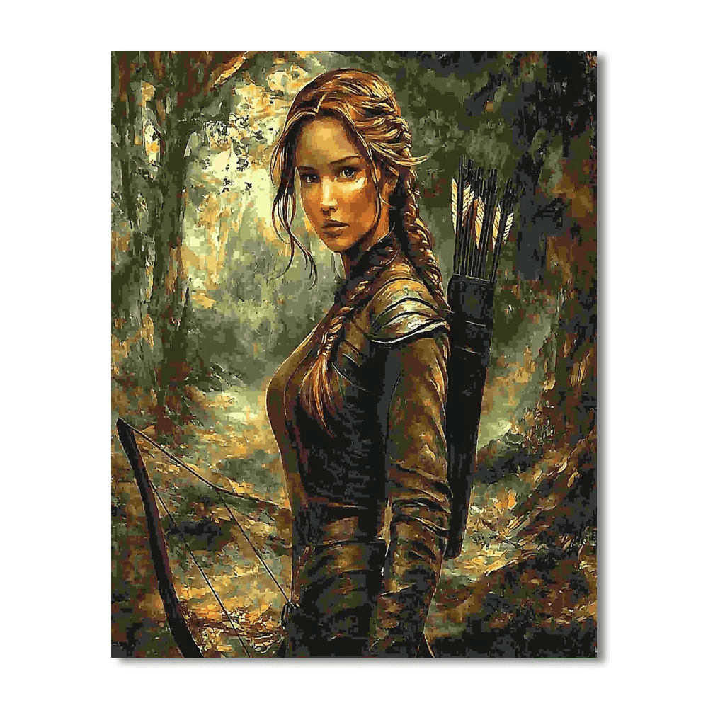 Jennifer Lawrence: The Fearless Fighter Of Fame Paint By Numbers Kits