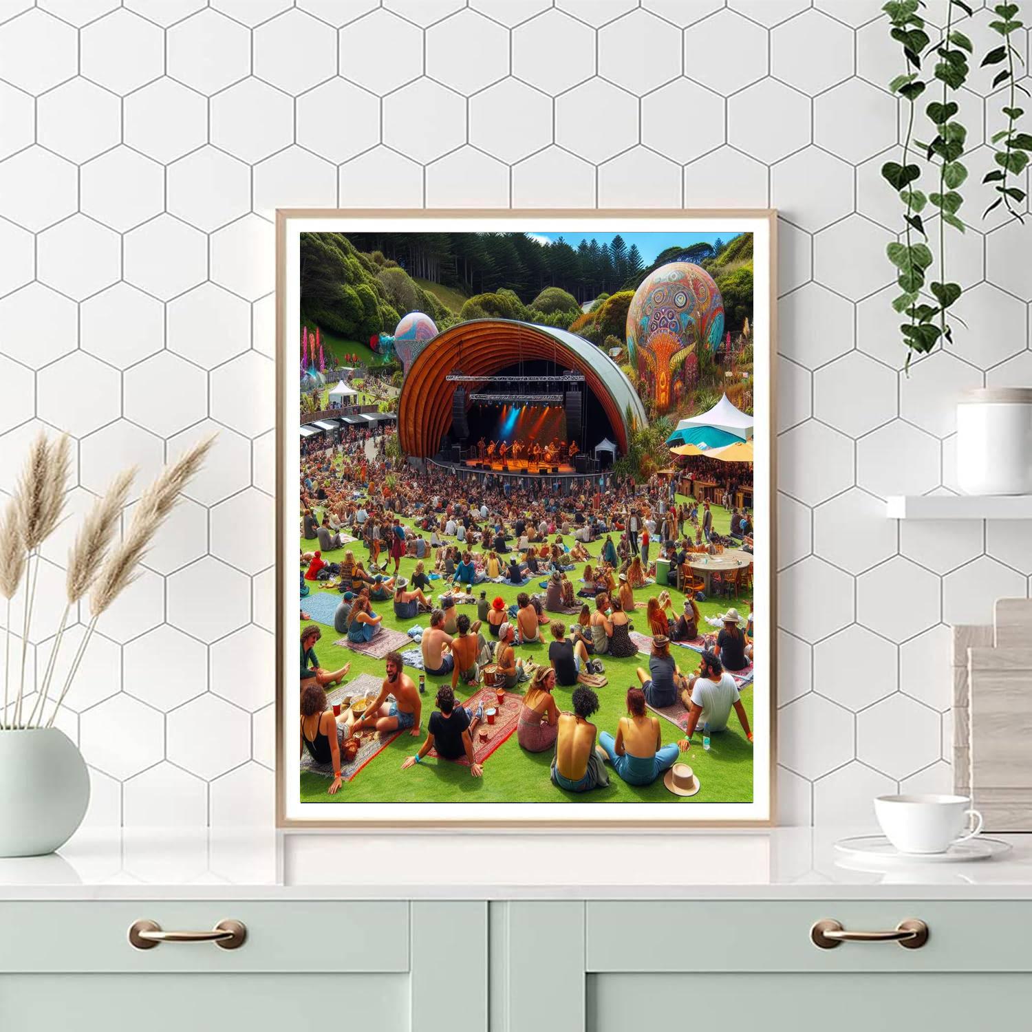 Womad Festival - New Zealand Paint By Numbers