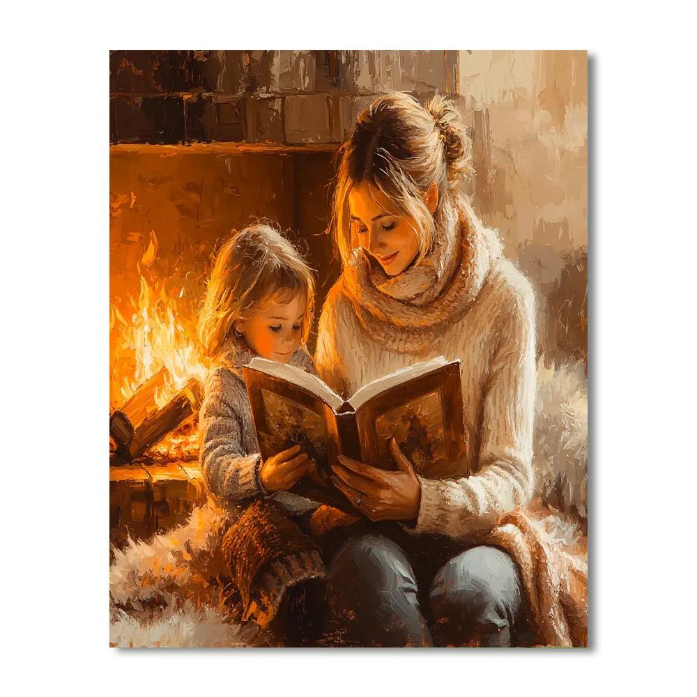 Fireside Storytime DIY Paint By Numbers