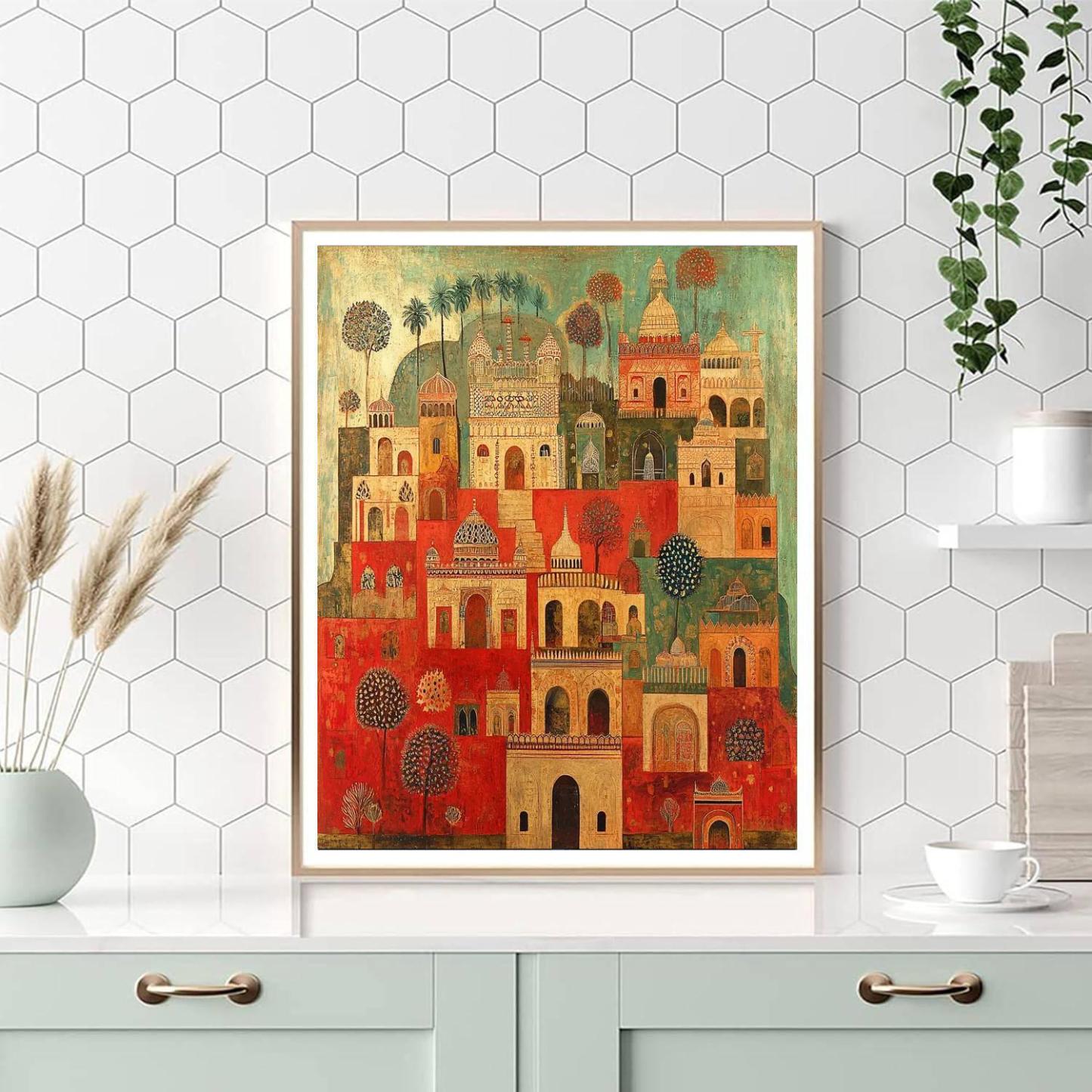 Nandalal Bose Inspired Roots Of Culture  Painting Number Kit