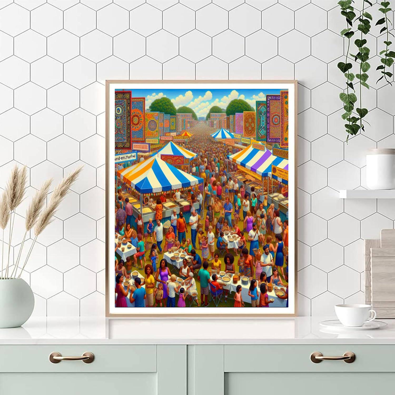 World Grits Festival - Usa Paint By Color