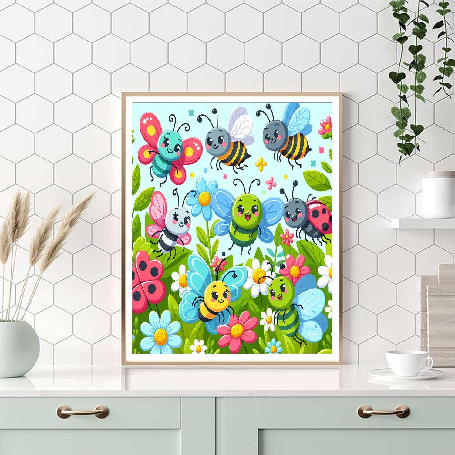 Imaginative Insects Painting Number Kit