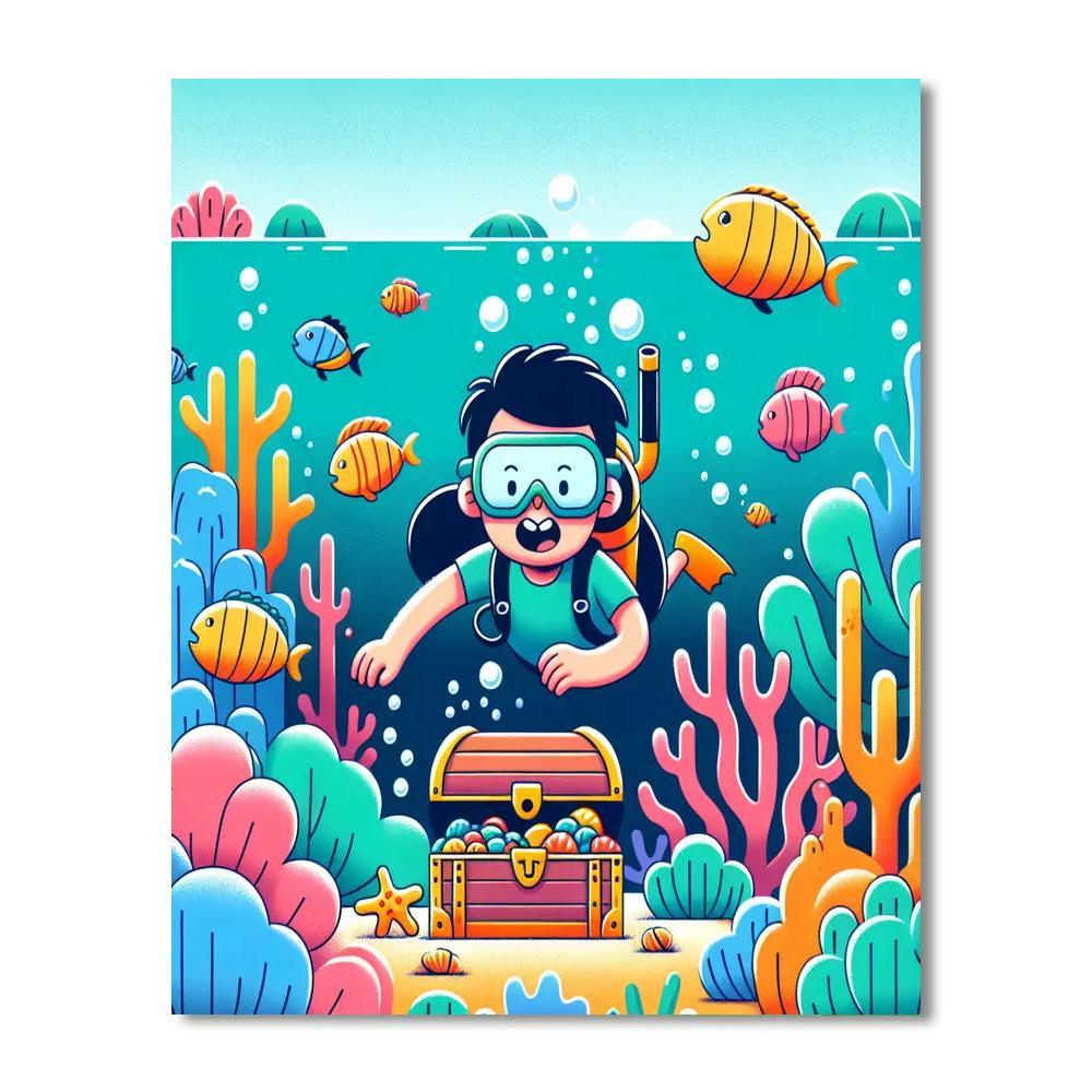 Underwater Mystery Adventure Paint By Number