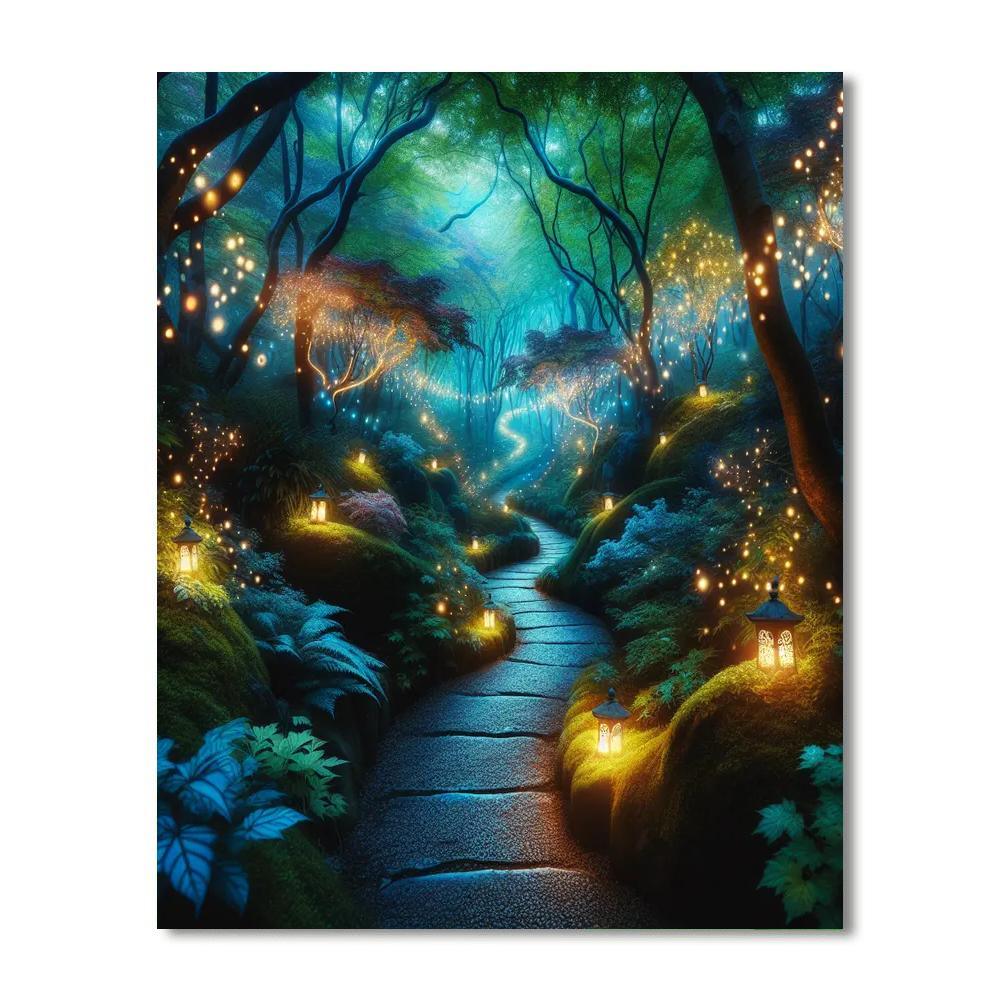 Enchanted Evening Walk Painting By Numbers Kit