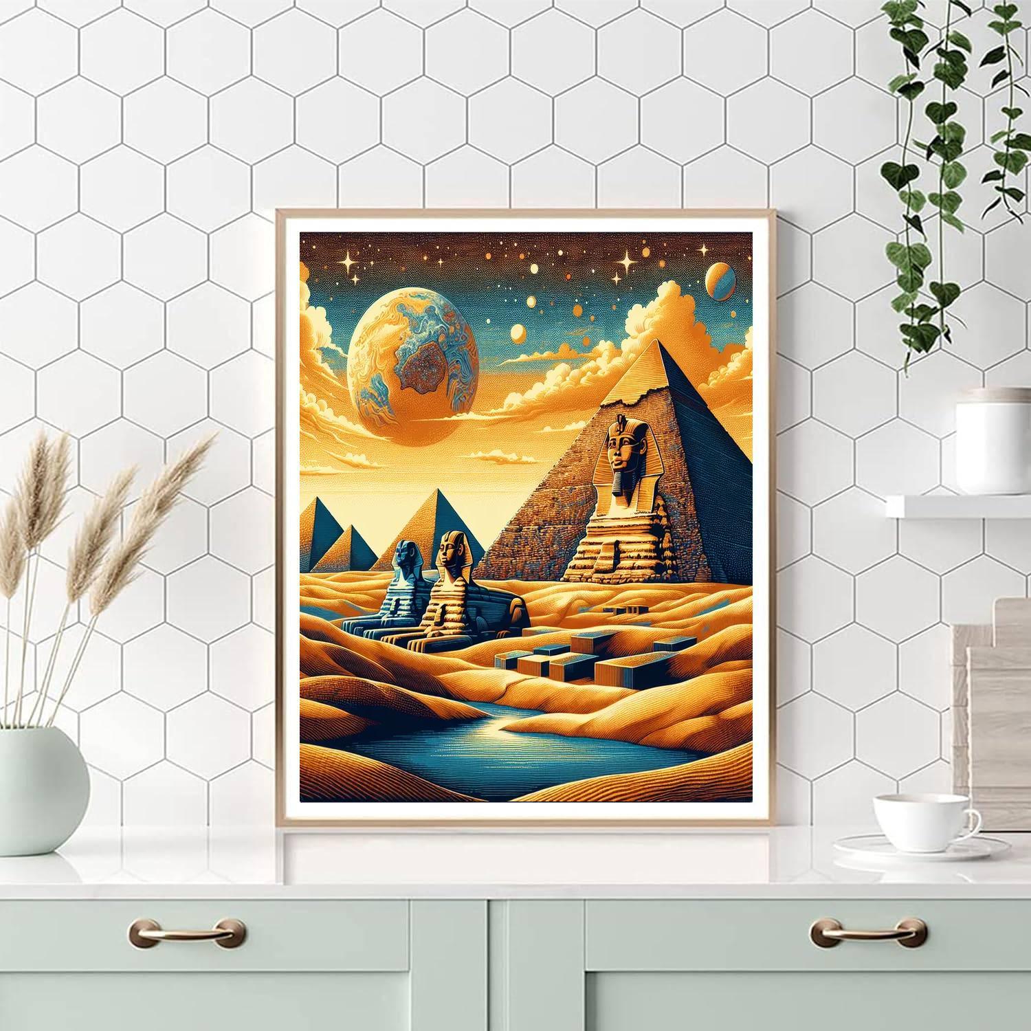 The Mystique Of Ancient Egypt Numbered Painting Kits