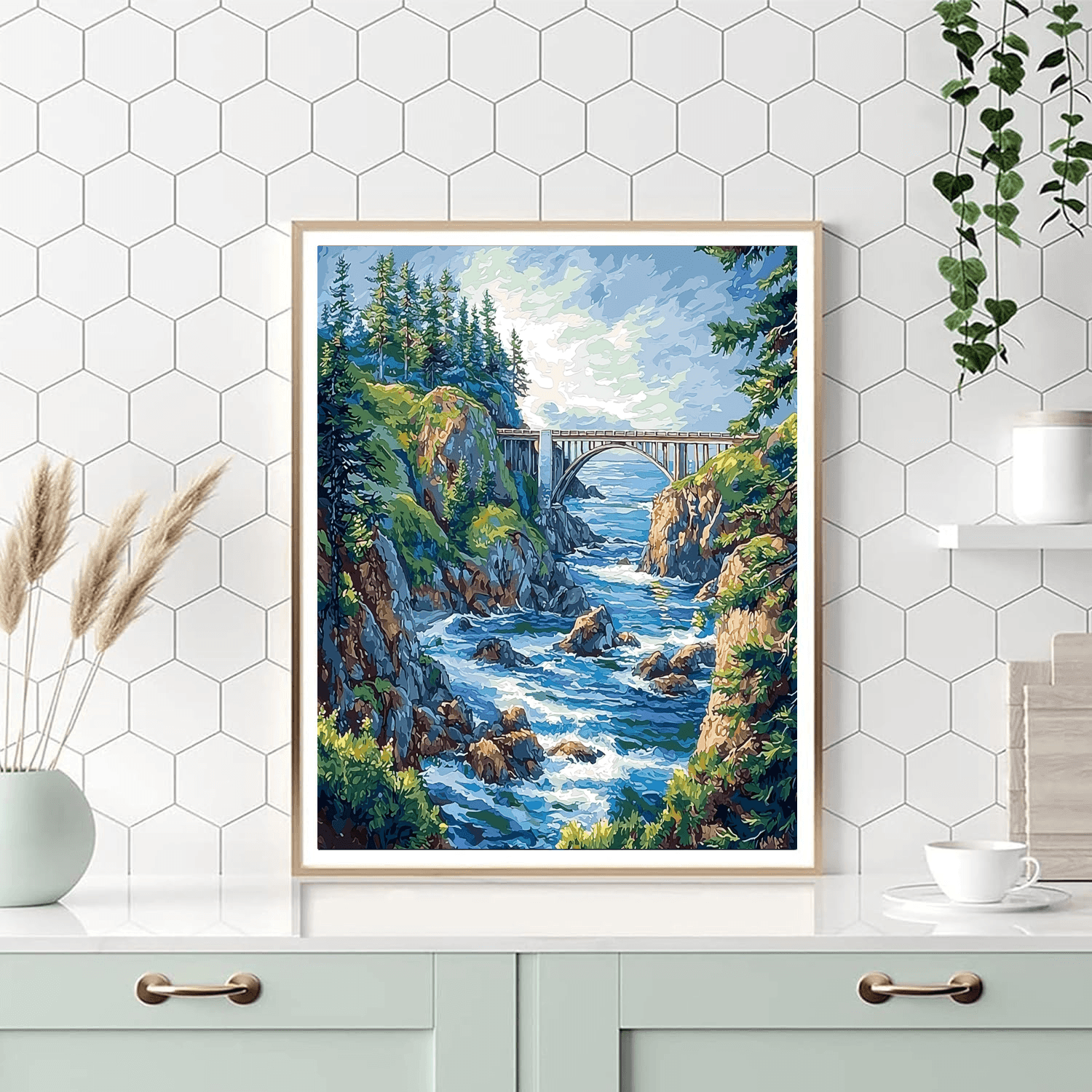 Deception Pass State Park - Washington, Usa Paint By Numbers Kits