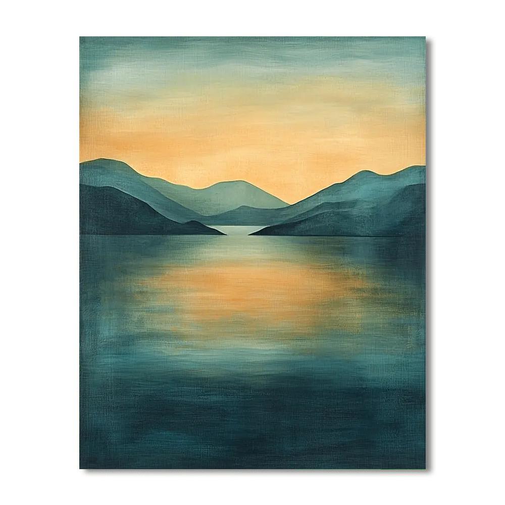 Paul Klee Inspired Serenity In Abstraction  Painting Number Kit