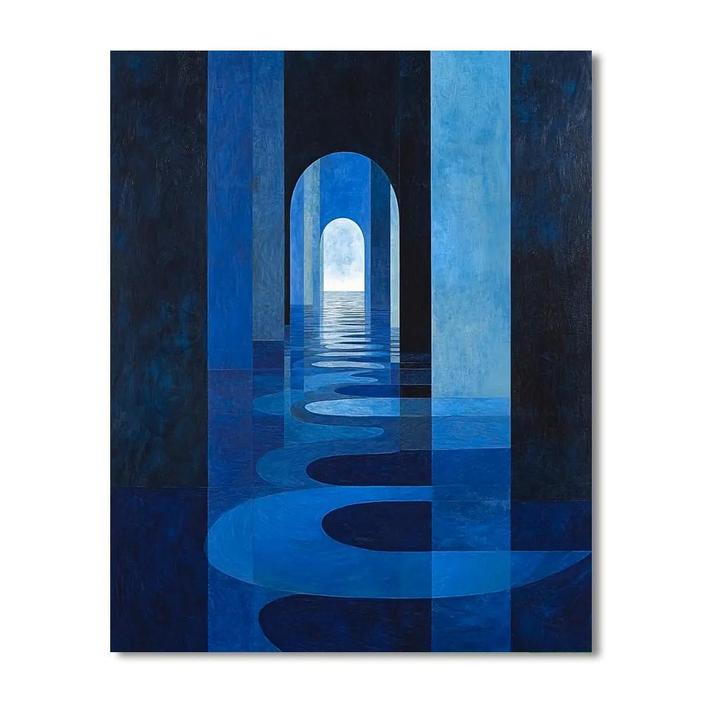 Mark Rothko Inspired Cosmic Serenade  Number Painting