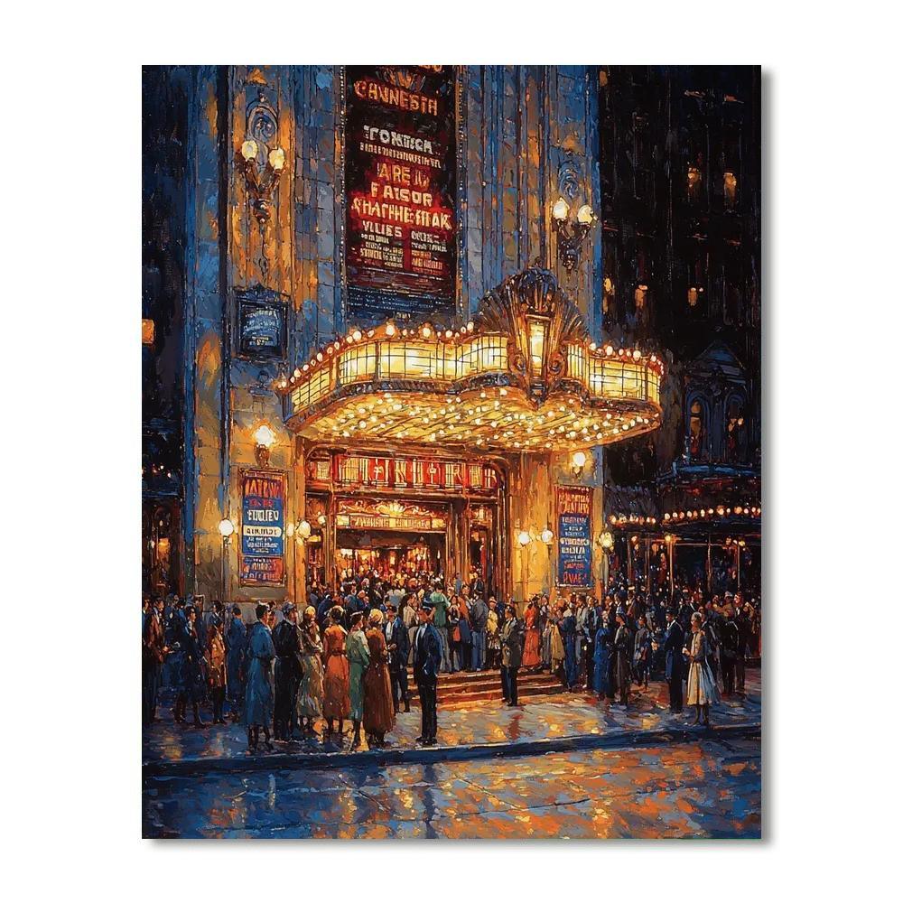 The Coolidge Corner Theatre - Boston Paint By Number