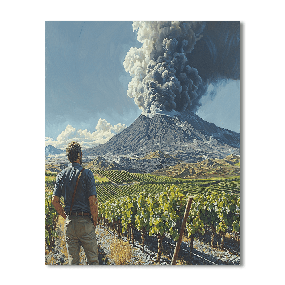 Mount Etna - Sicily Paint By Numbers Kits