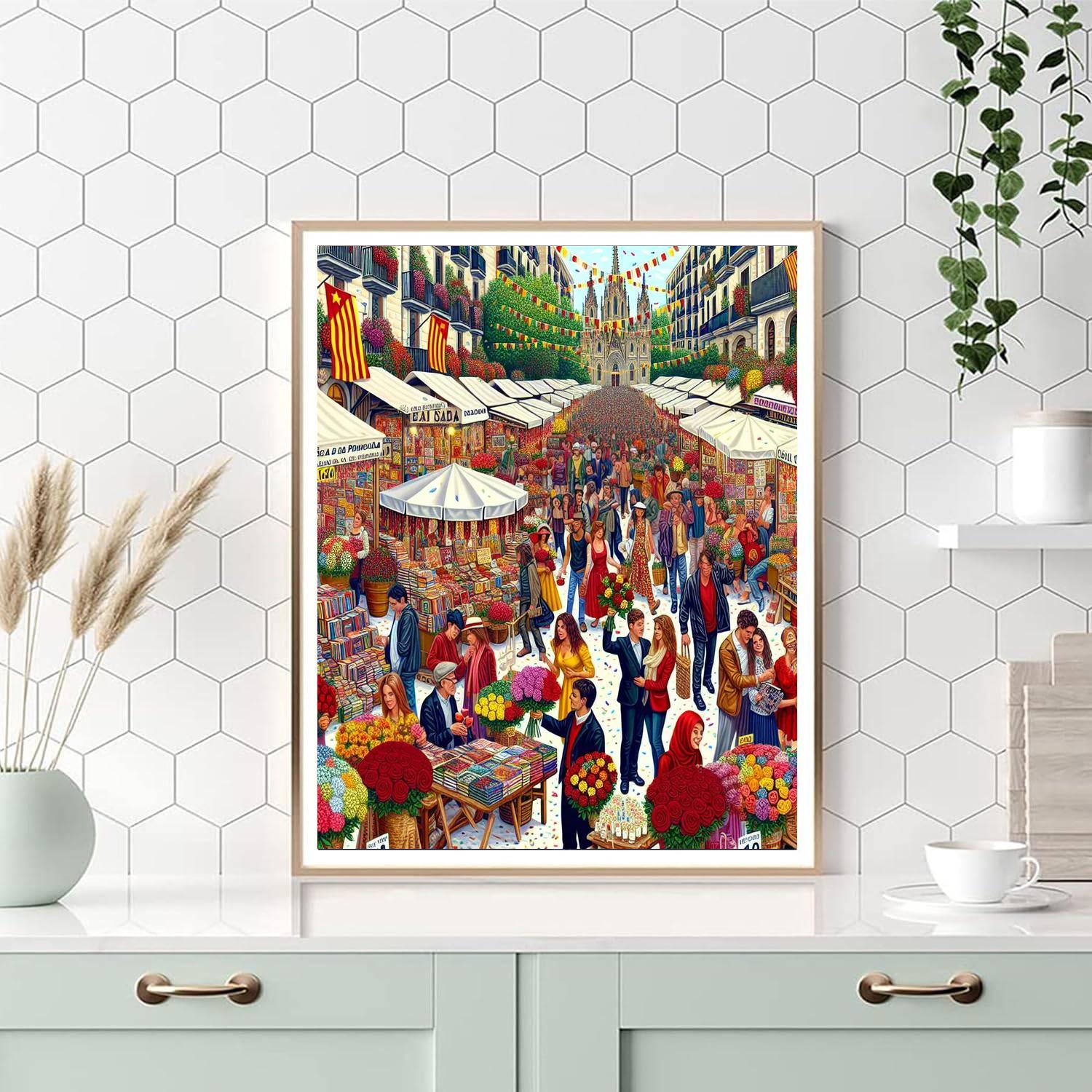 Dia De Sant Jordi - Spain DIY Paint By Numbers