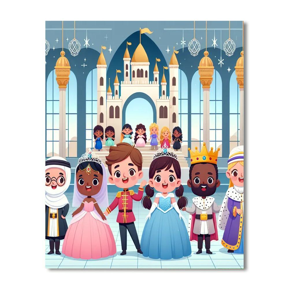 Magic Kingdom's Grand Ball Paint By Numbers Kits
