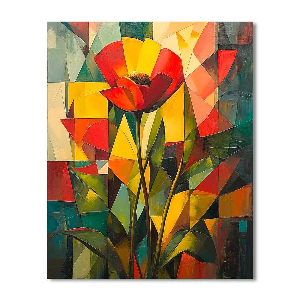 Paul Cézanne Inspired Mystic Floral Impressions  Paint By Number