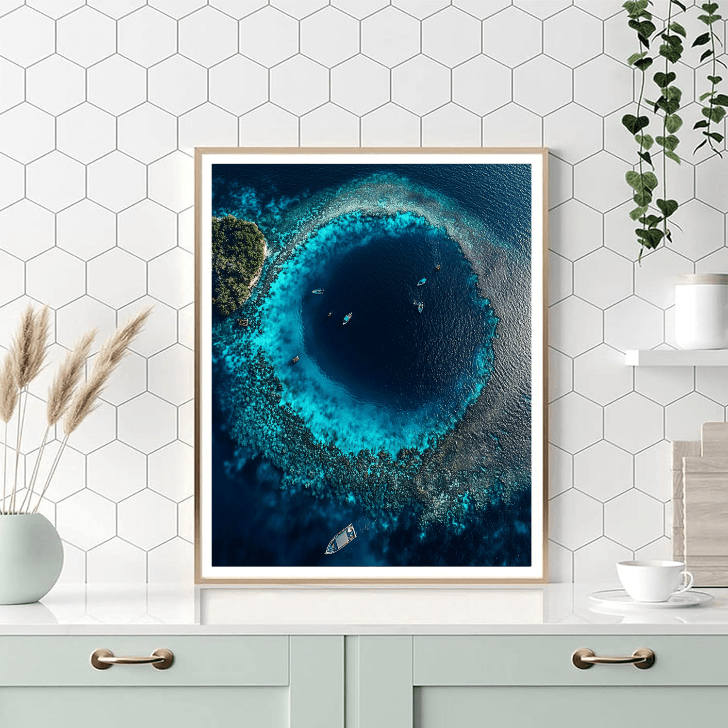 Blue Hole Paint By Numbers