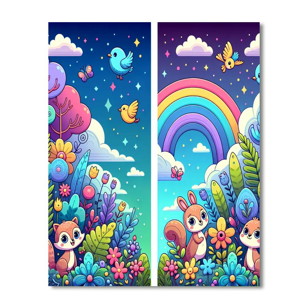 A Magical Garden Of Wishes Paint By Numbers Kits