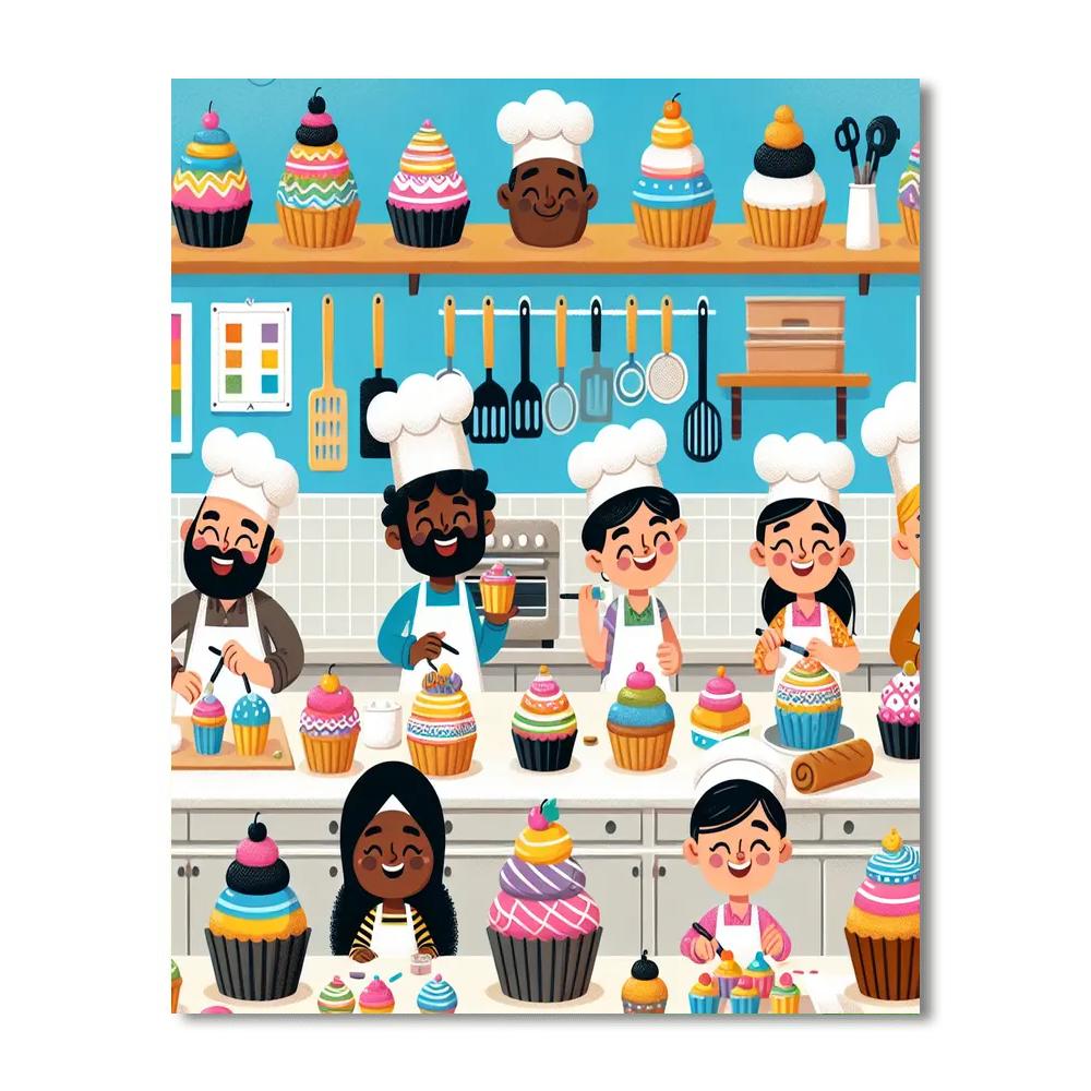 Adventures With Sweet Treats Painting Number Kit