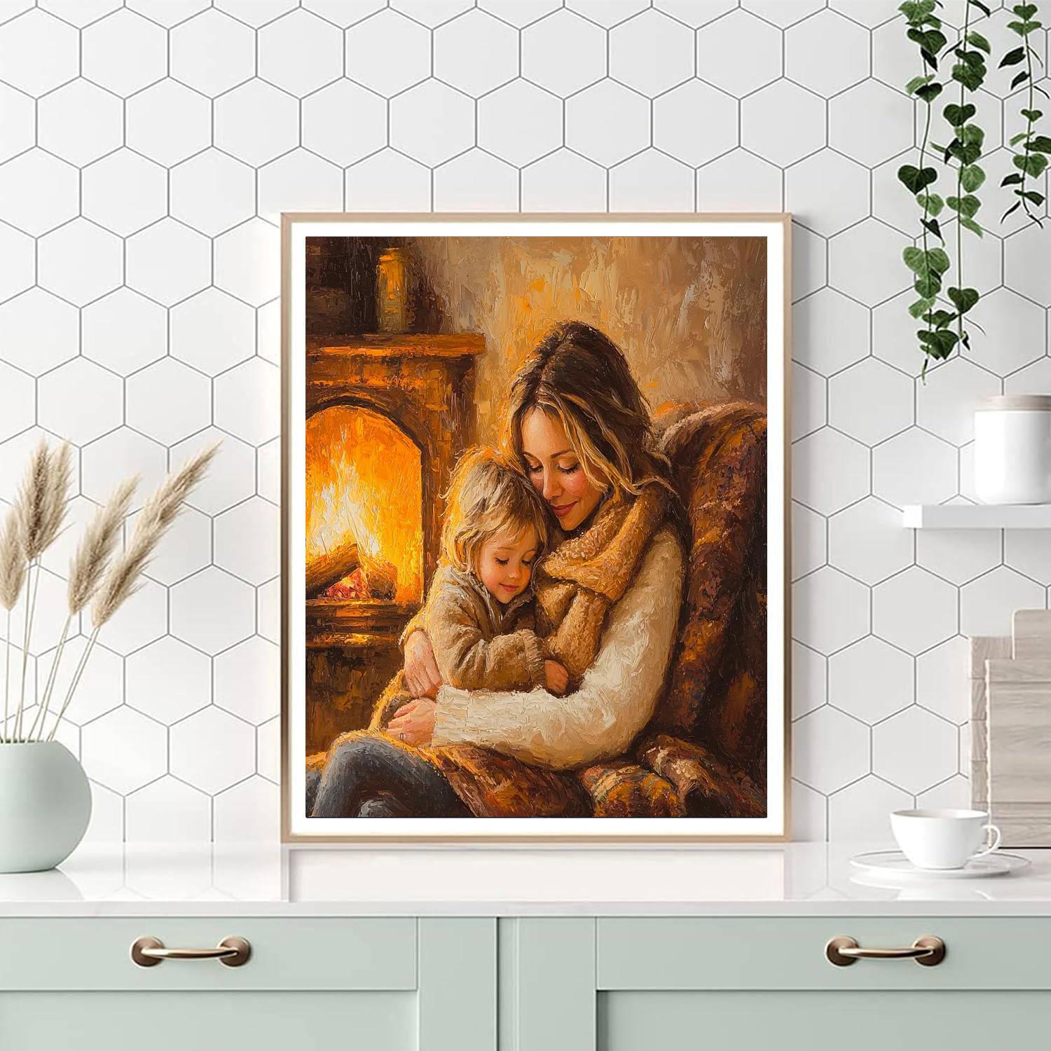Mom's Heart Of Gold Paint By Numbers Kits
