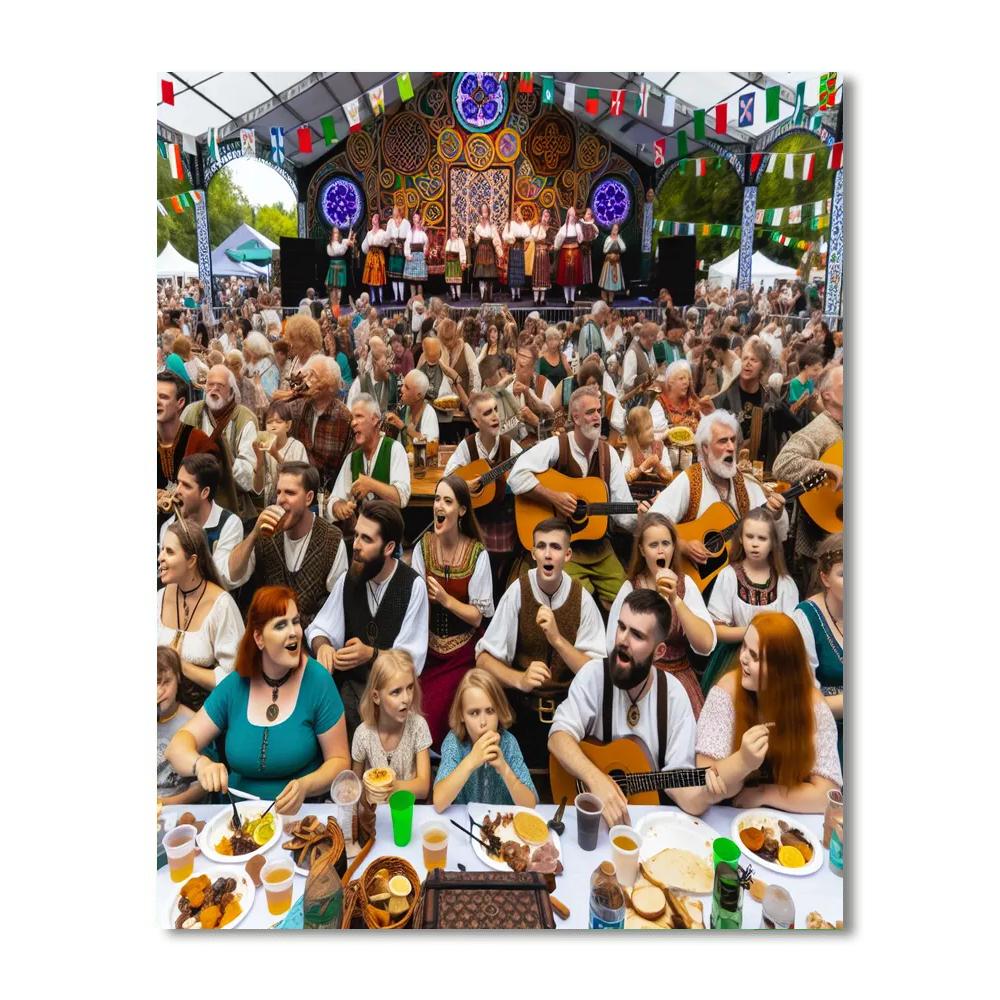 Celtic Heritage Festival - United Kingdom DIY Paint By Numbers