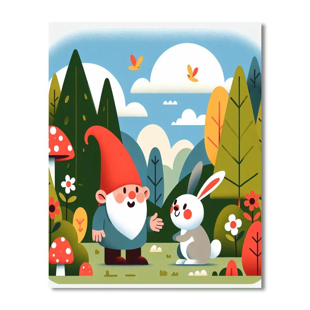Forest Creature Adventure Painting Number Kit