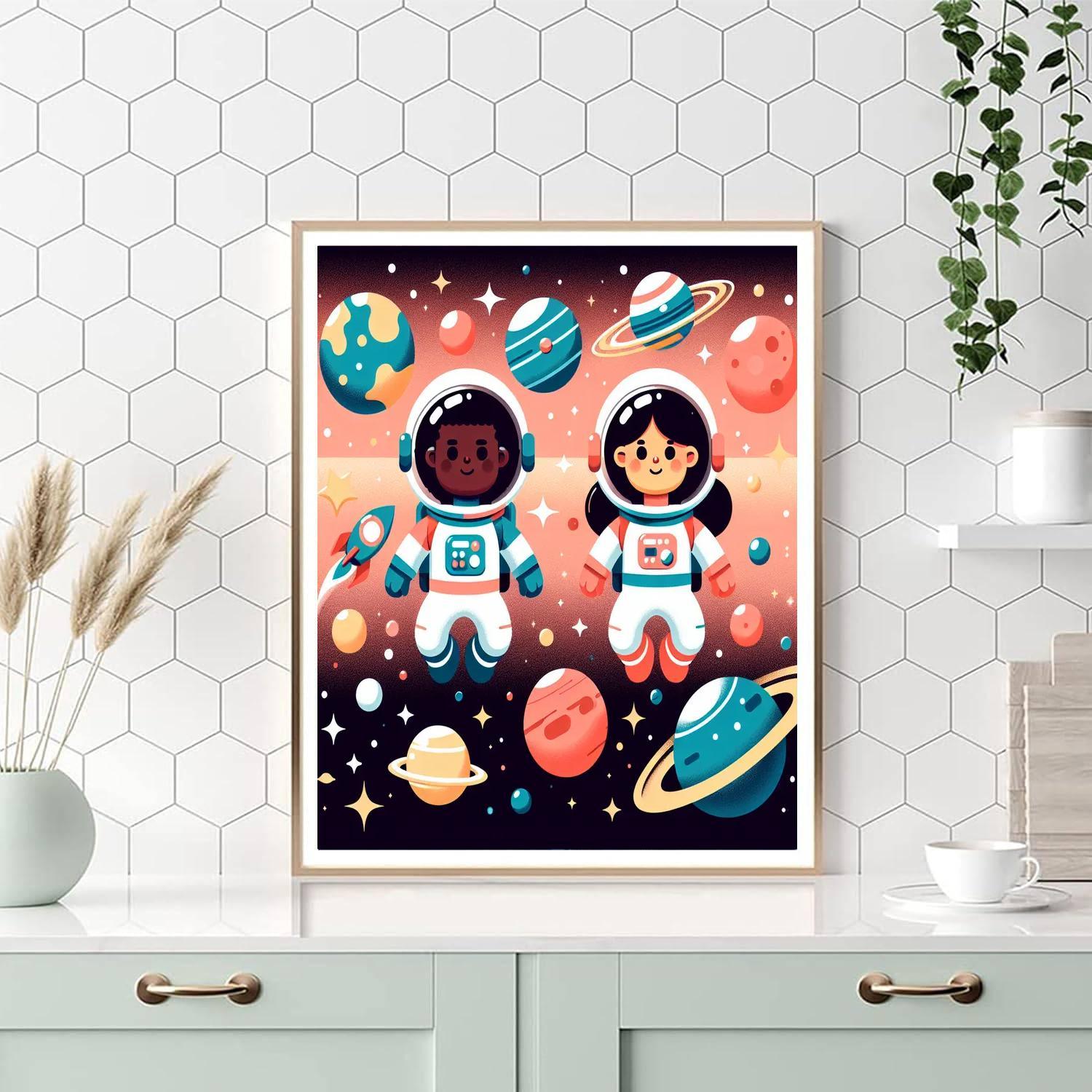 Space Explorers Mission Paint By Color