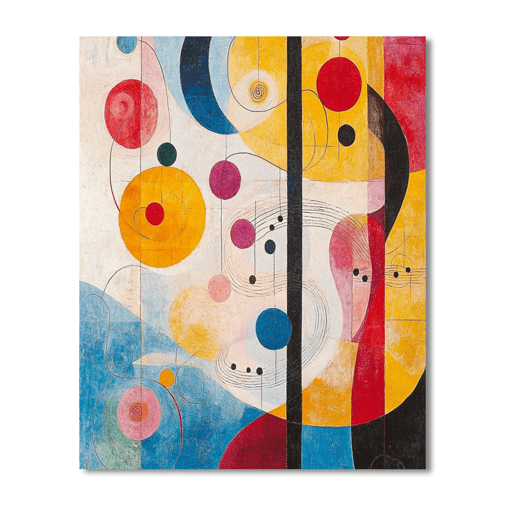 Paul Klee Inspired Sweet Harmony  Paint By Numbers Art