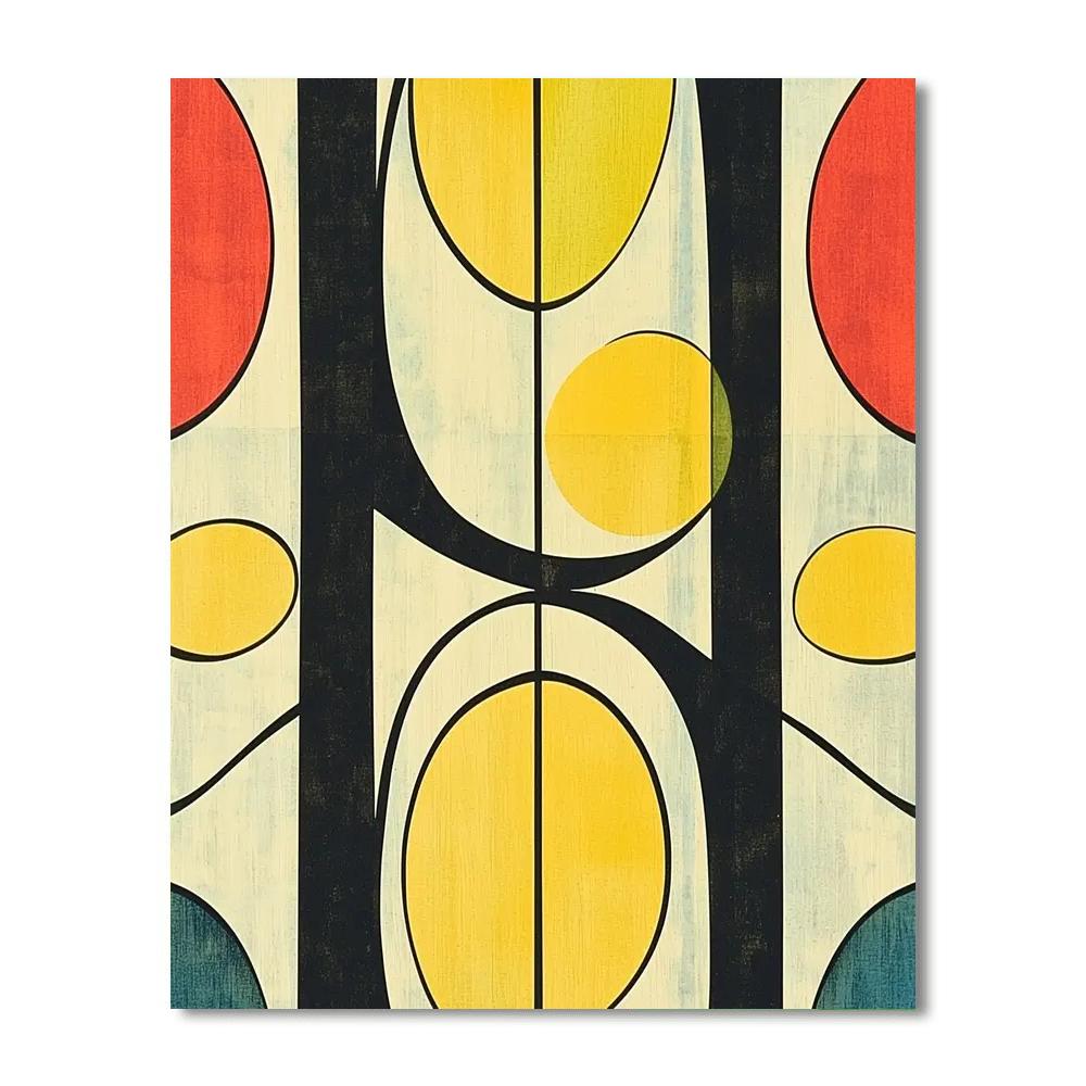 Joan Miró Inspired Surreal Interactions  Paint By Numbers Art