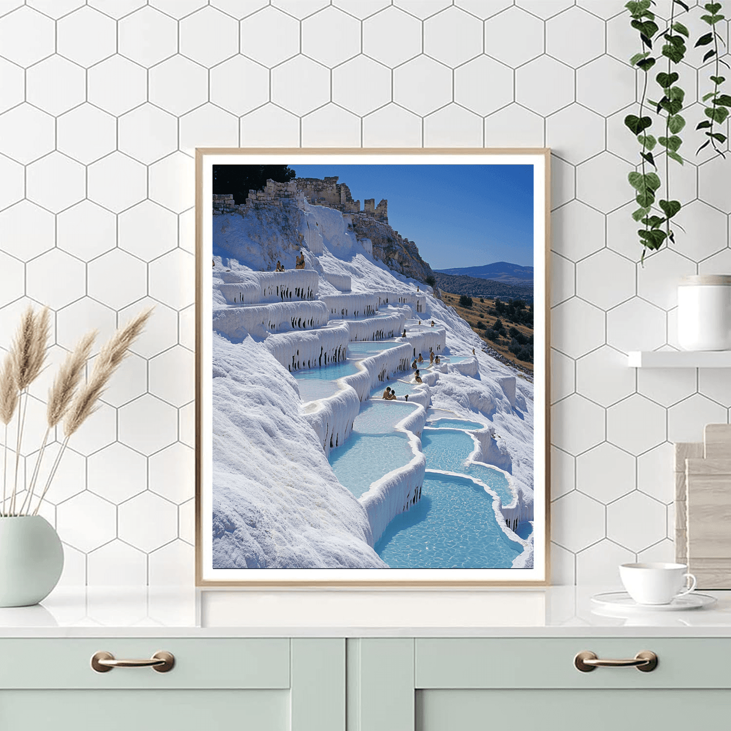 Pamukkale Thermal Springs Paint By Numbers