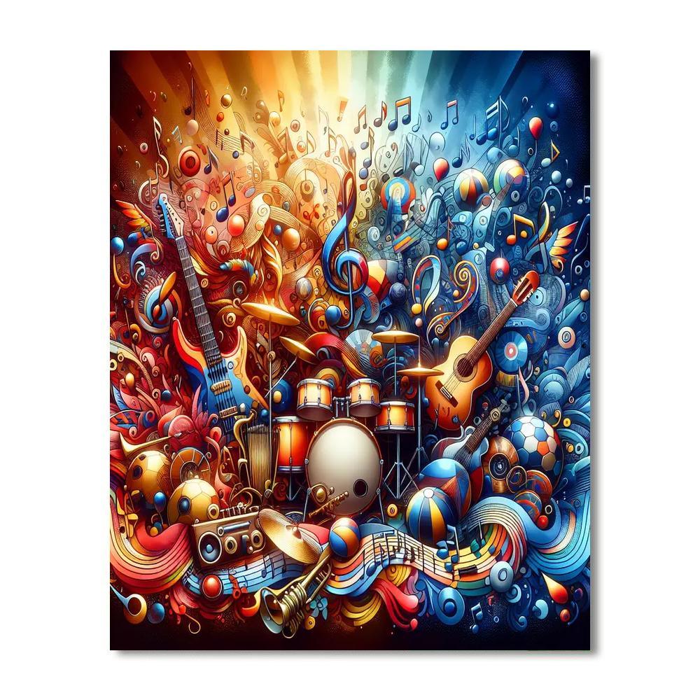 Joyful Music Journey Numbered Painting Kits