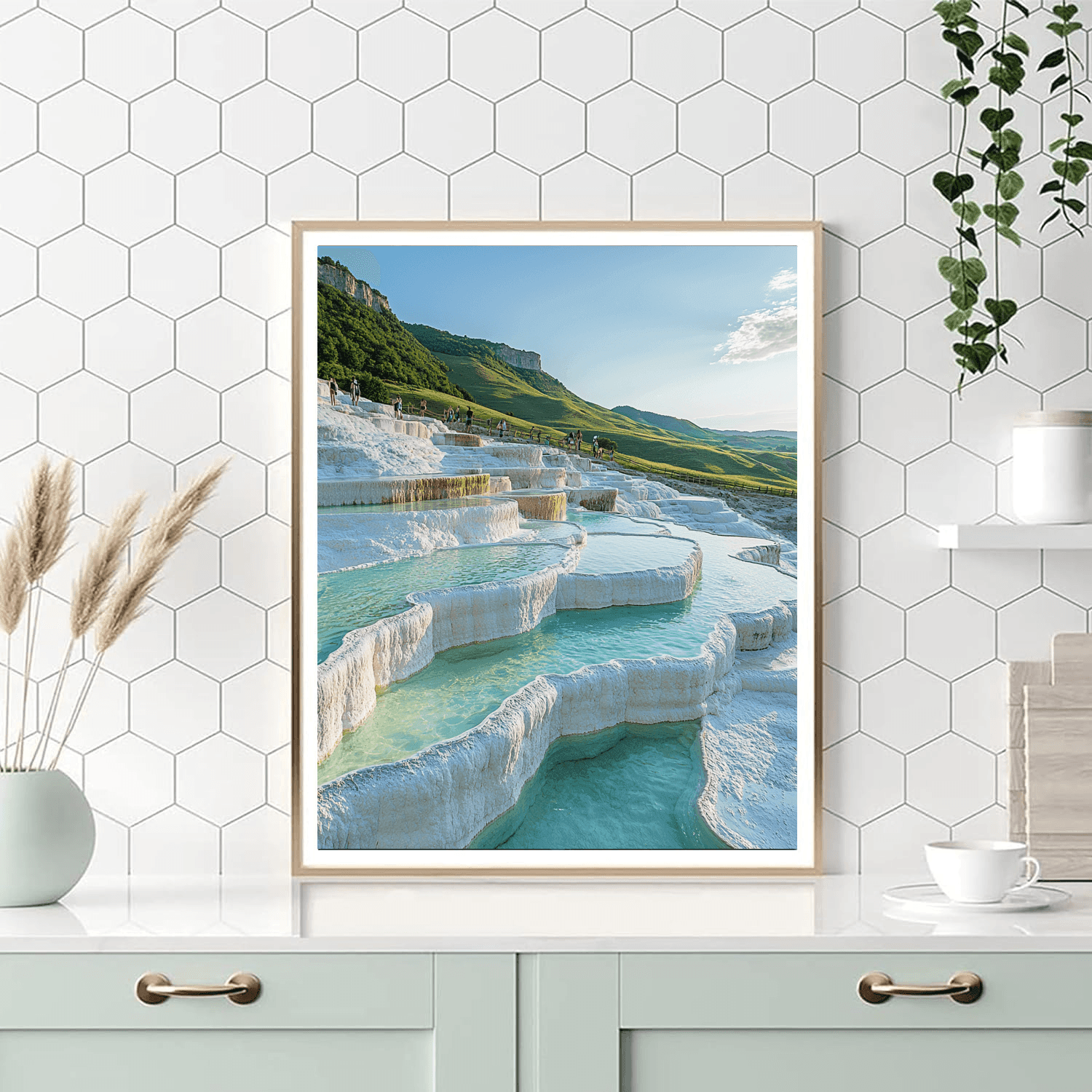 Pamukkale Thermal Pools Numbered Painting Kits