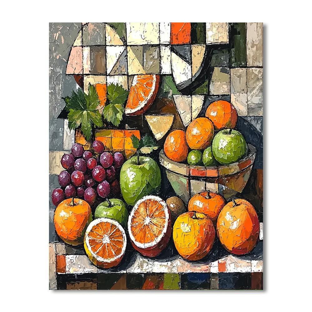 Juan Gris Inspired Fruits Of Inspiration  Paint By Numbers