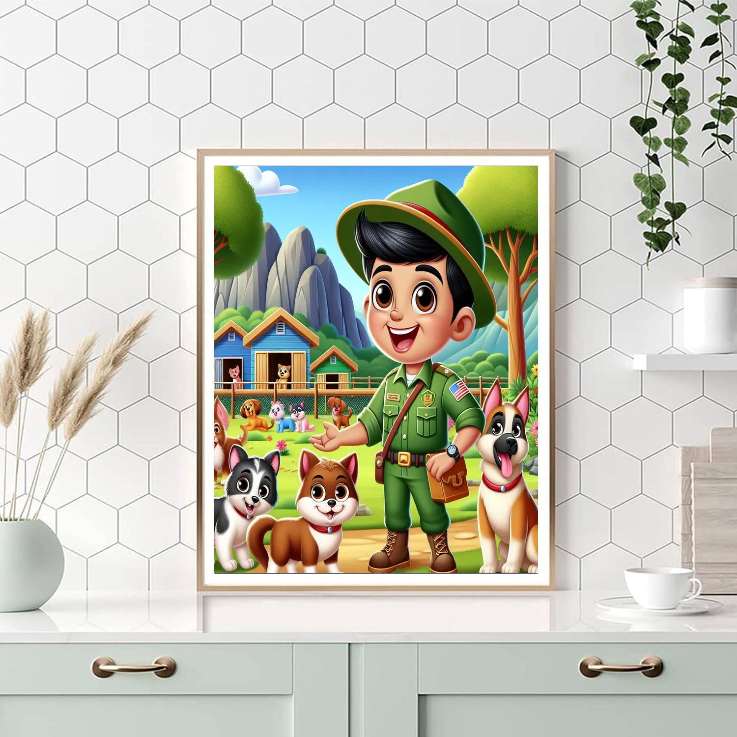 Pet Rescue Ranger Adventure Paint By Numbers Kits