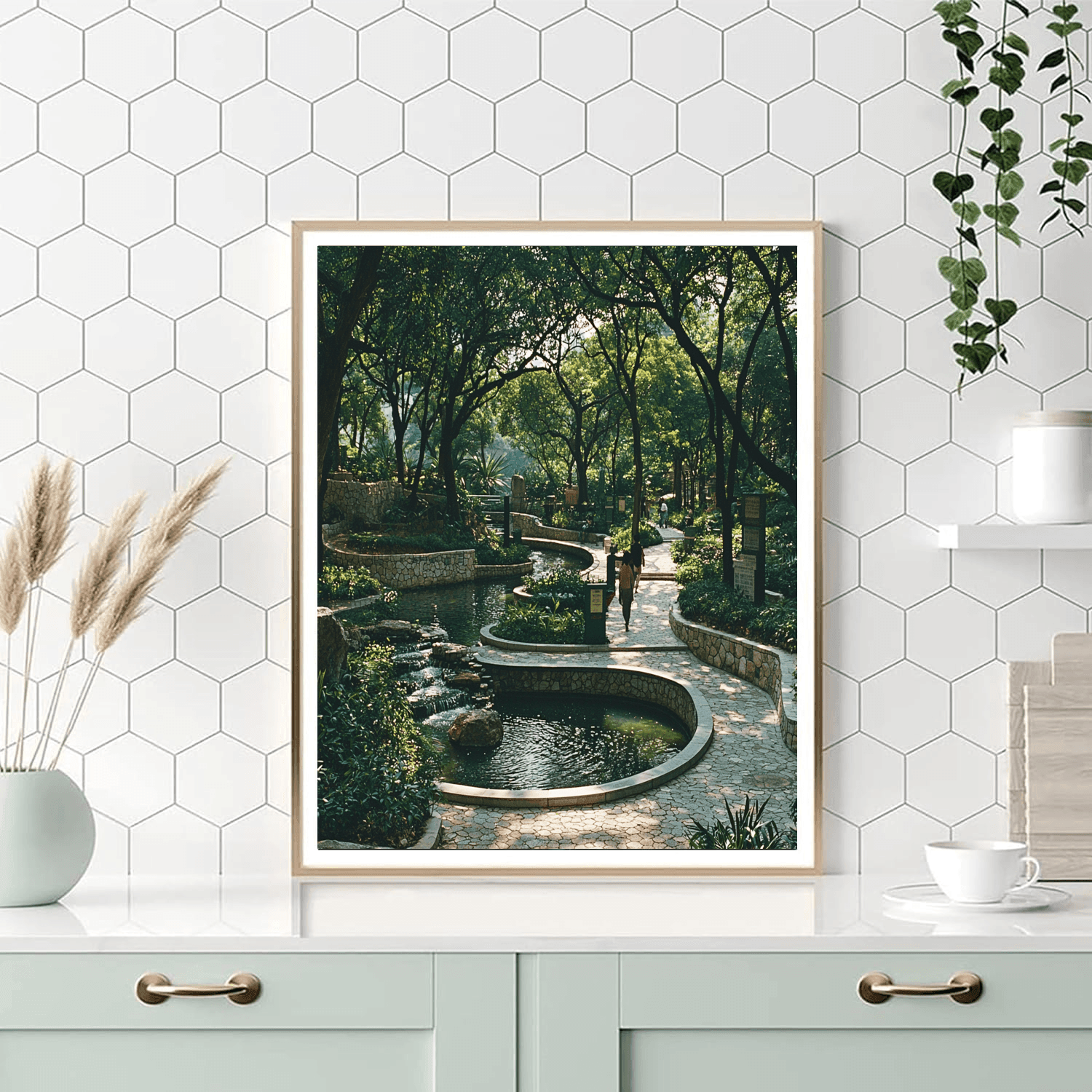 Kowloon Walled City Park Numbered Painting Kits