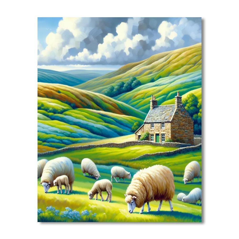 Irish Countryside Escape DIY Paint By Numbers