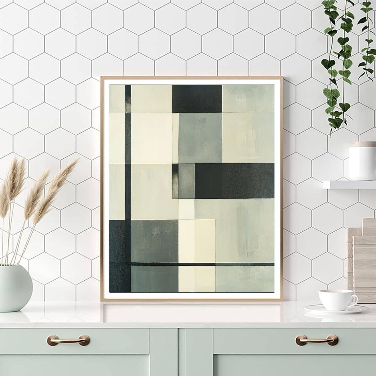 Kazimir Malevich Inspired Ethereal Abstraction  DIY Paint By Numbers