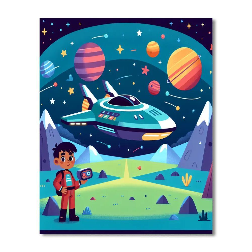 Starship Commander Voyage Numbered Painting Kits