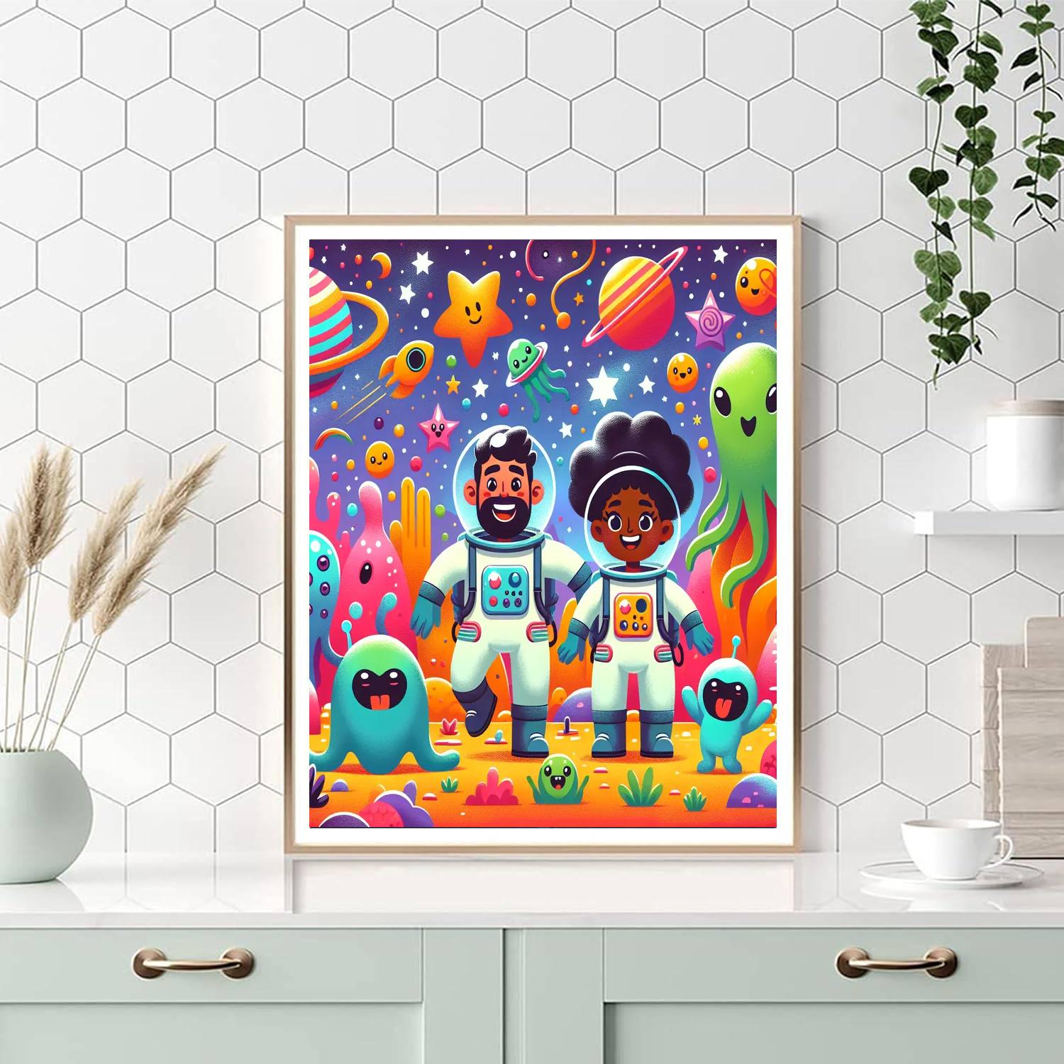 Cosmic Explorers Expedition Paint By Numbers