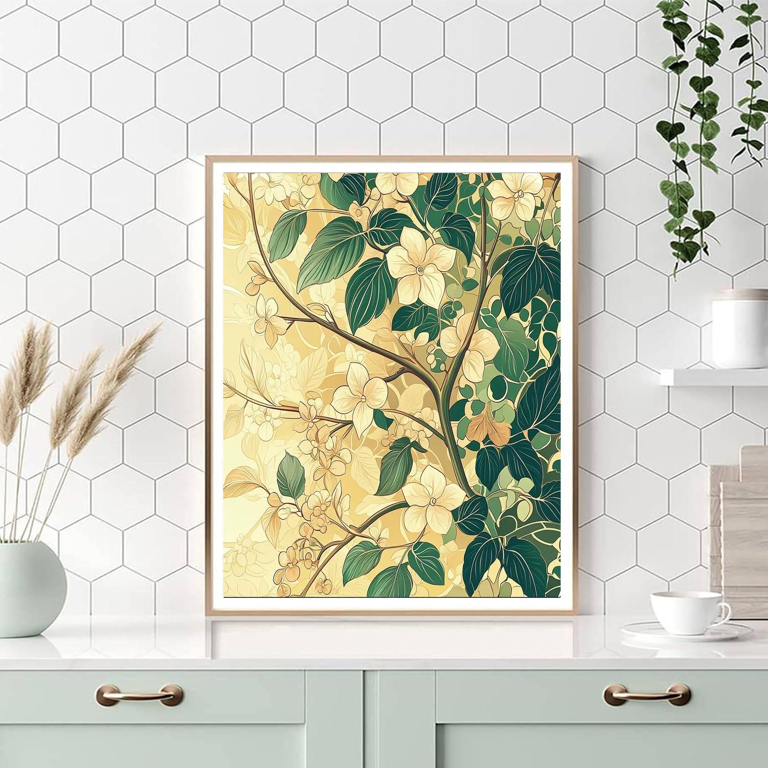 Alphonse Mucha Inspired Timeless Symphony Of Seasons  Paint By Numbers