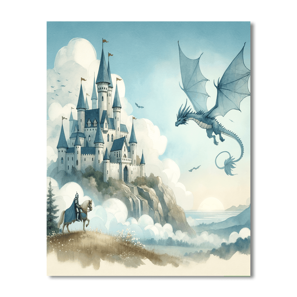 Historic Castle Escape Paint By Color