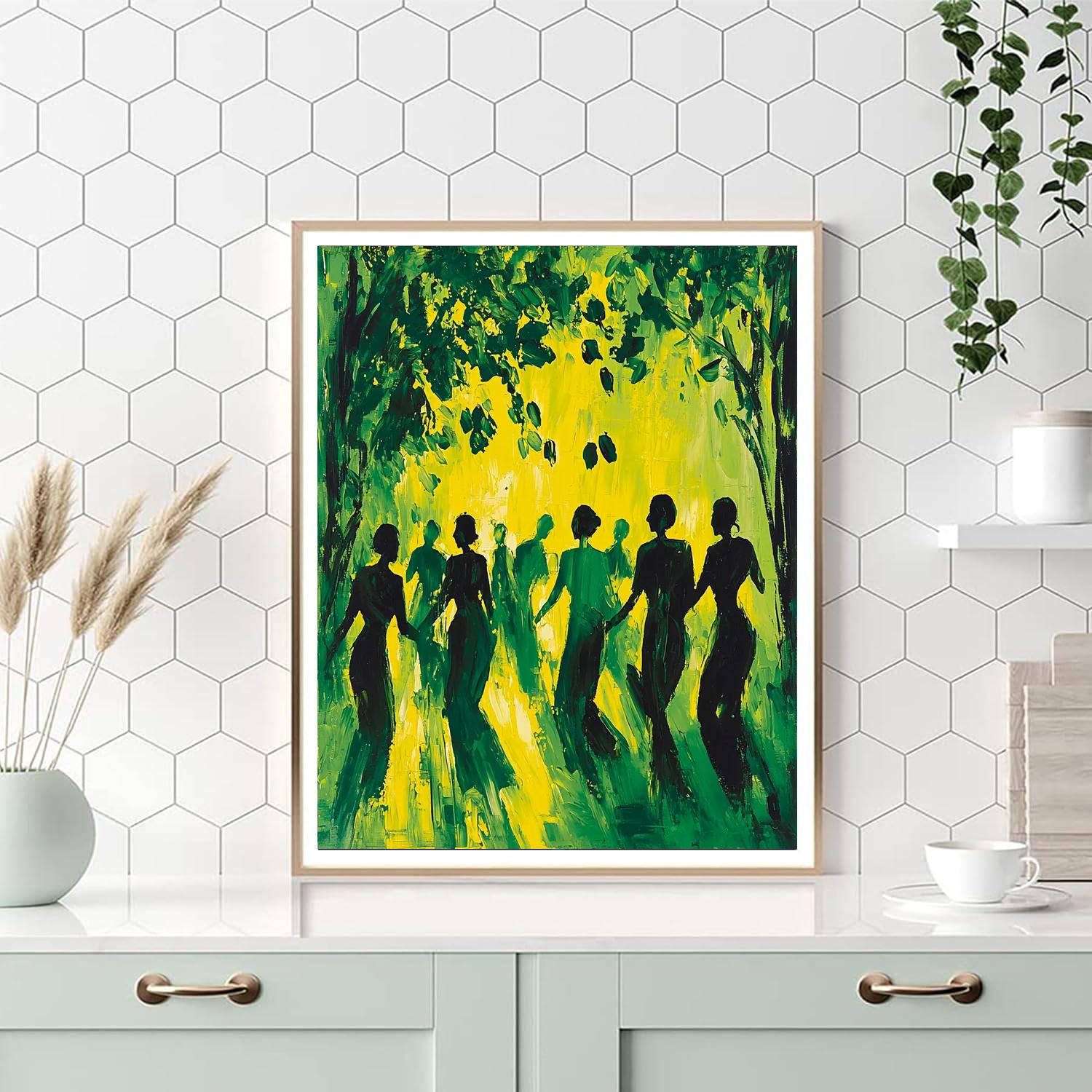 Cherished Moments In The Park Paint By Color