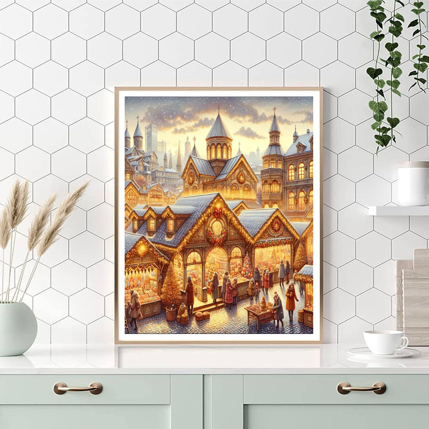 Bath Christmas Market - Bath Paint By Numbers Kits