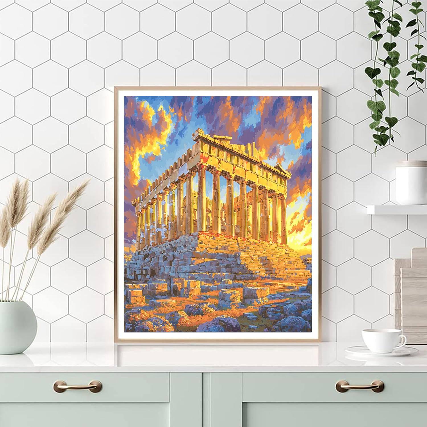 Parthenon - Greece Numbered Painting Kits