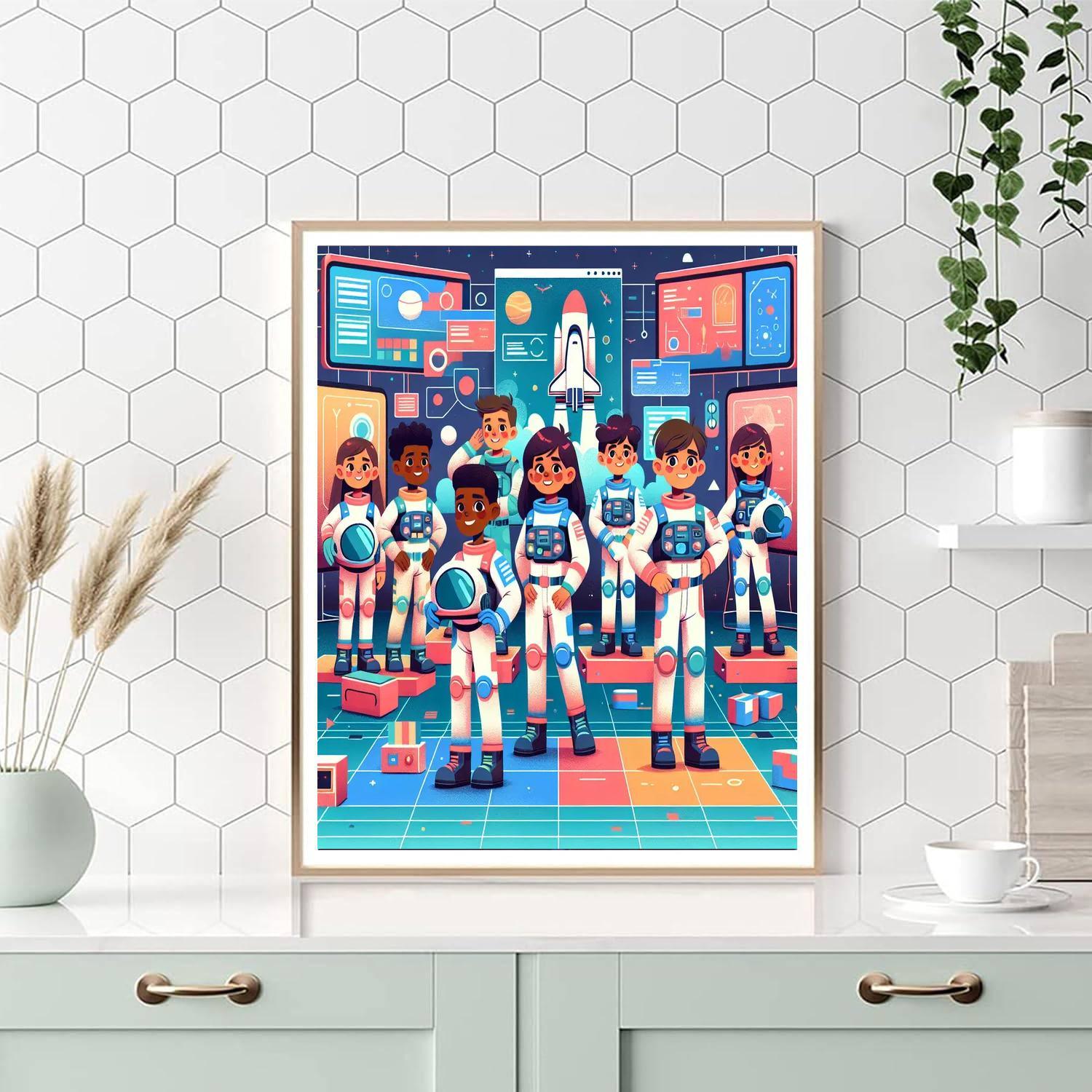 Space Cadet Bootcamp Paint By Color