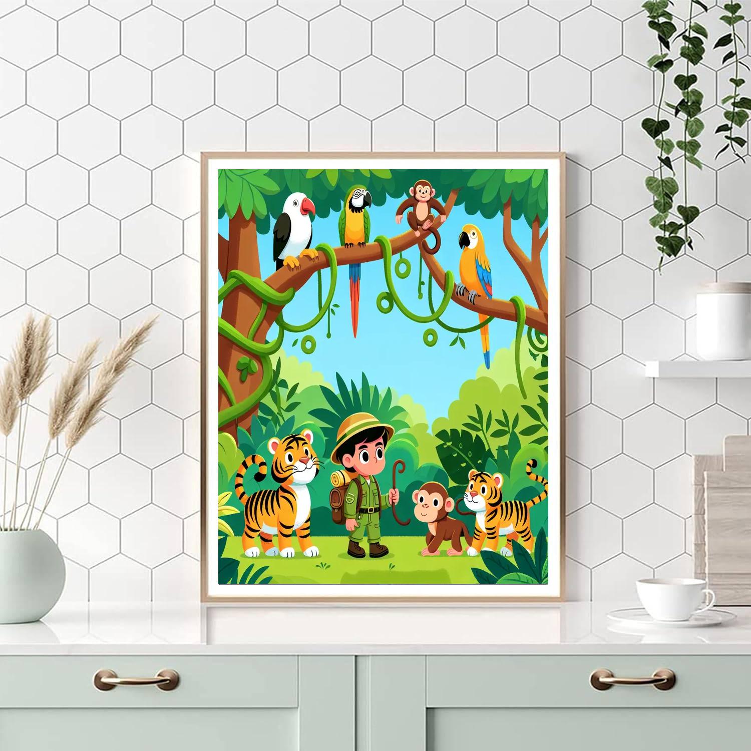 Jungle Quest Expedition Numbered Painting Kits