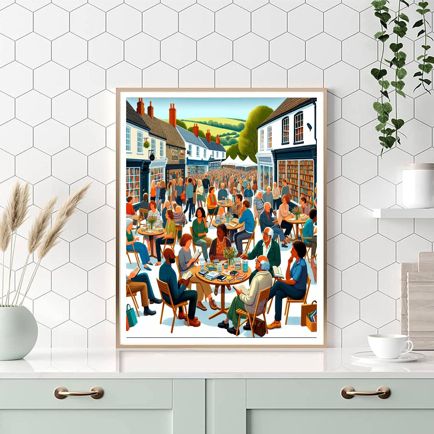 Hay Festival - Hay-on-wye Painting Number Kit