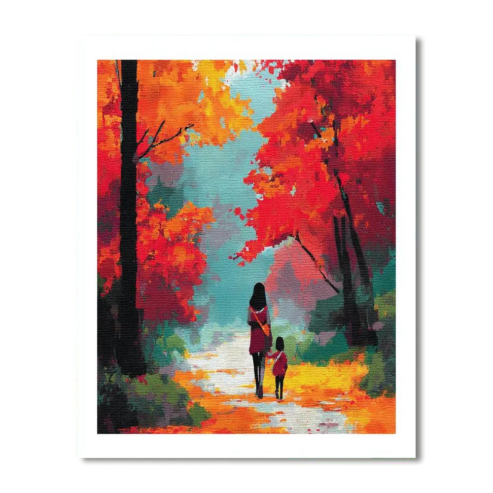 Under The Maple Trees Number Painting