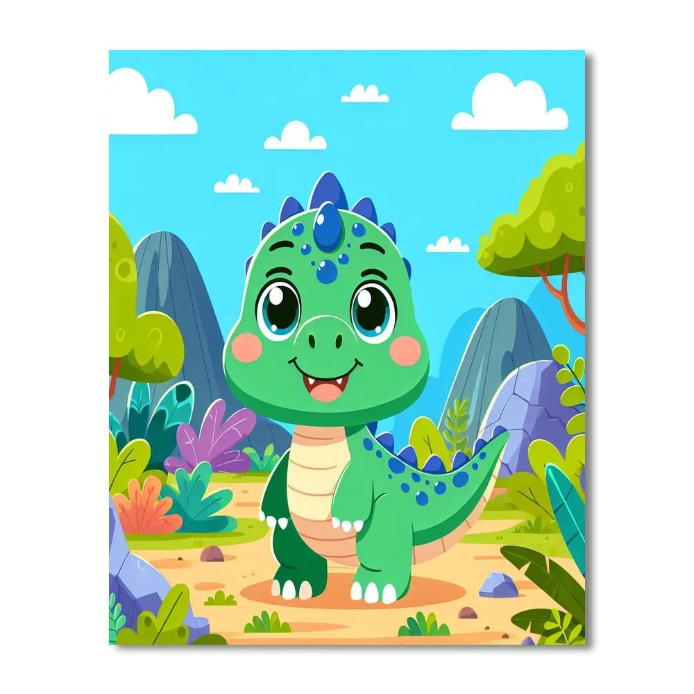 Dinosaur's Day Out Painting By Numbers Kit