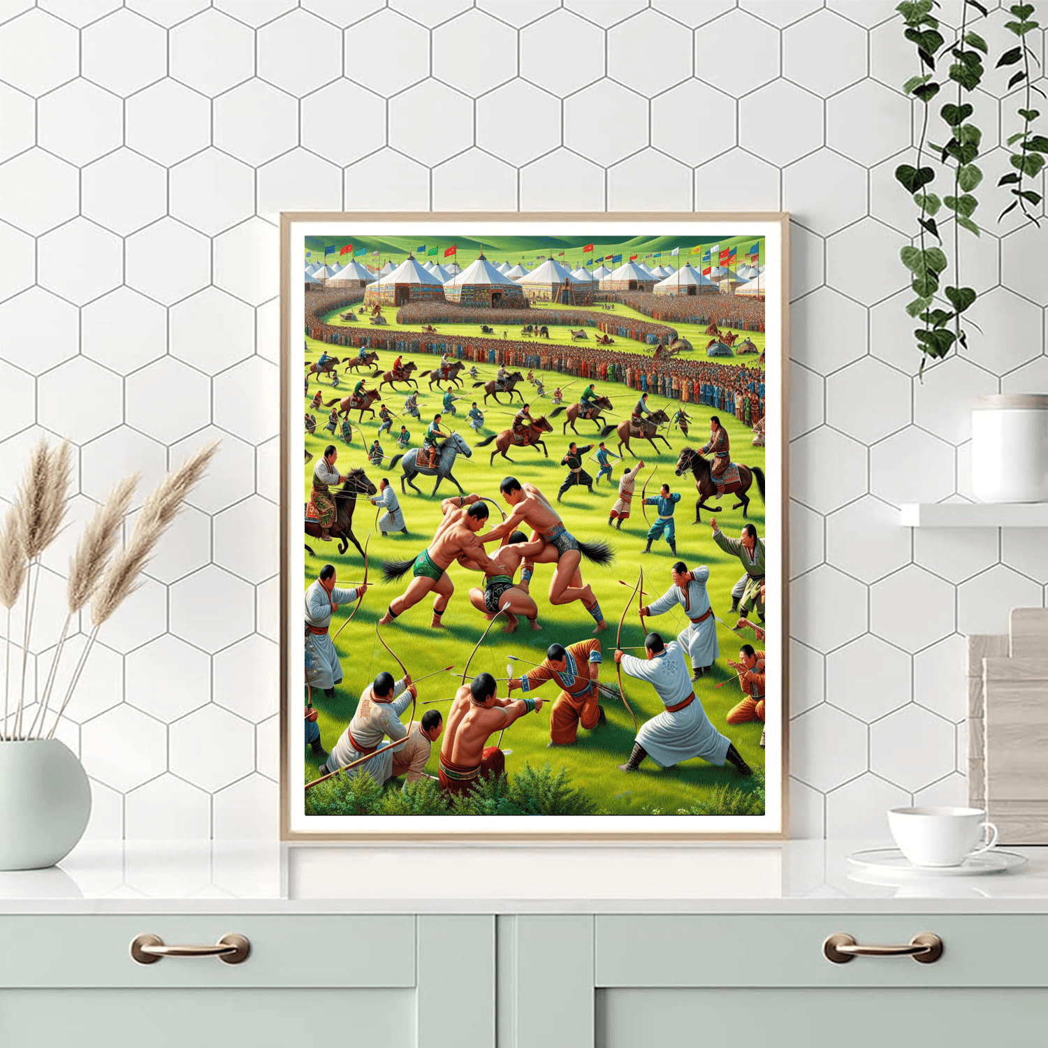 Naadam Festival - Ulaanbaatar Paint By Numbers Art