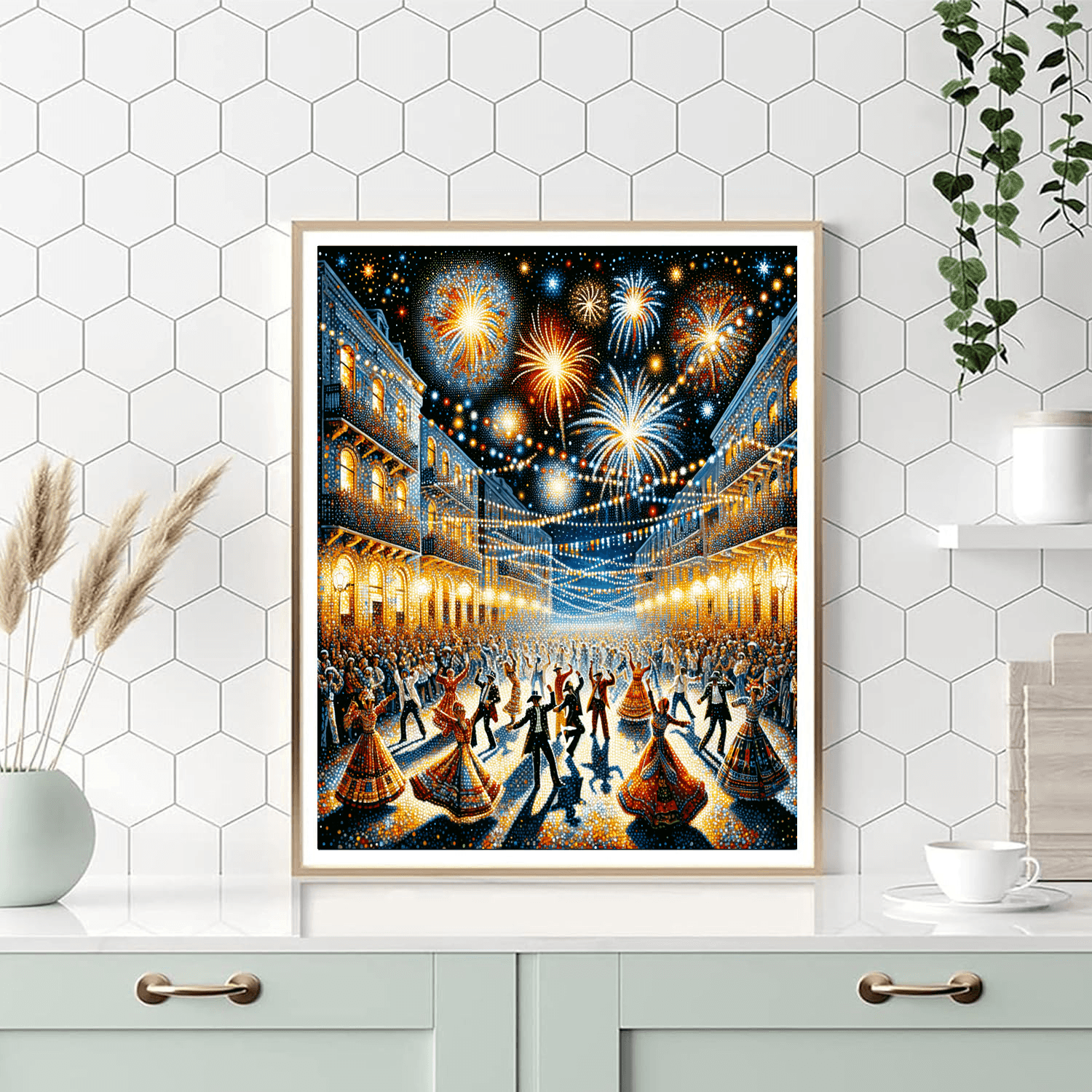 Diwali Light Festival - Leicester, Uk Number Painting